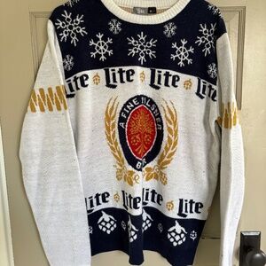 Miller Lite Christmas Sweater